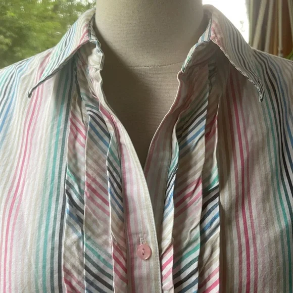 Pendleton Ruffle Button Down Top‎ - Picture 2 of 9